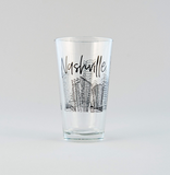Nashville Skyline Pint Glass in the Bloody Mary Batch gift box