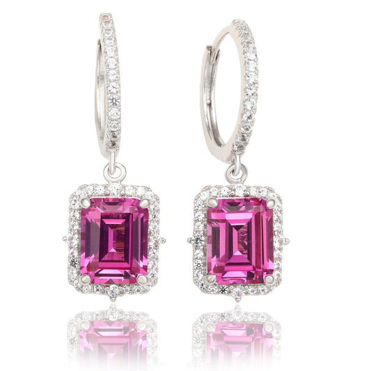 LOUIS VUITTON 18k Flower Diamond/Pink Sapphire Earrings – Vendome Inc