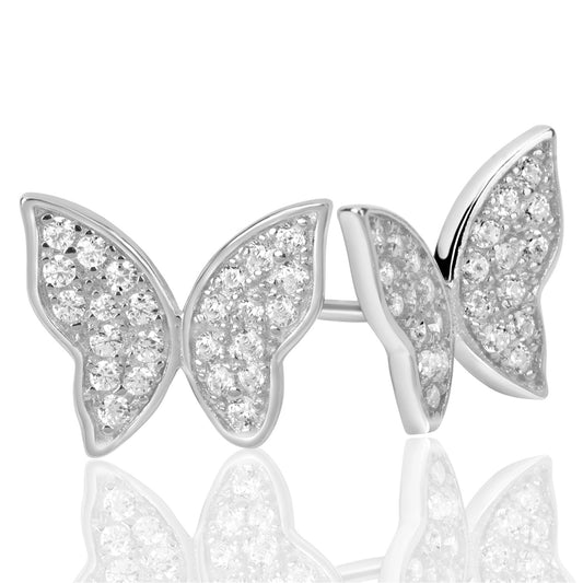 Capiz Seashell and Snowflake Silver Art Clay Earrings – Lucid