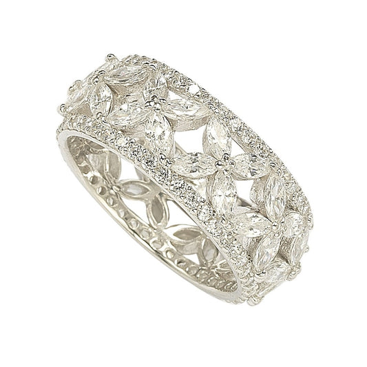 Louis Vuitton Silver Flower Ring Silvery Metal ref.424619 - Joli Closet