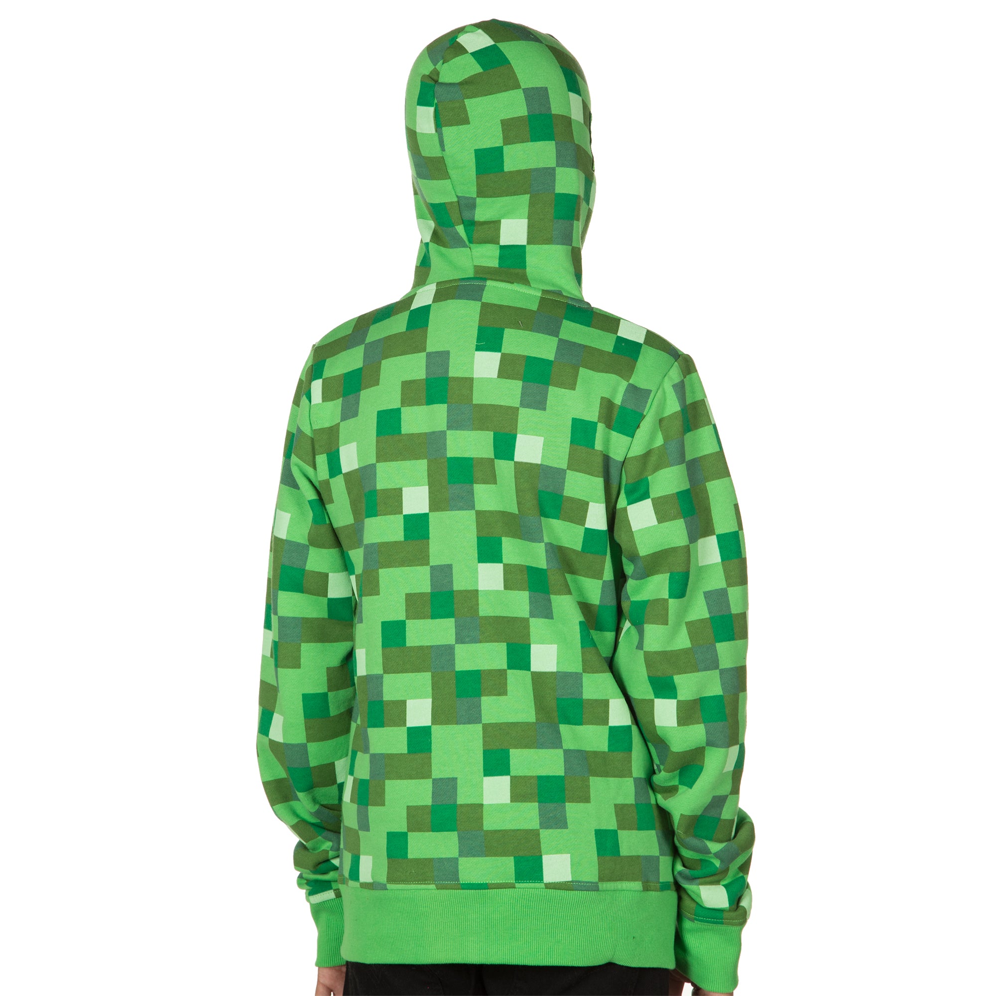 Minecraft Creeper No Face Premium Zip-up Youth Hoodie – Official ...