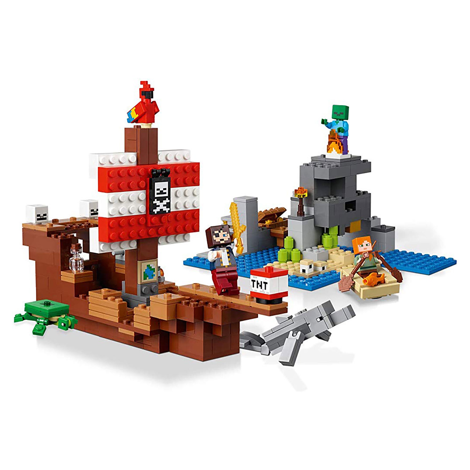 lego minecraft the pirate ship adventure