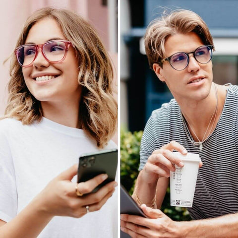 Look smart with Teddith blue light blocking glasses