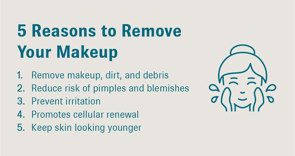 Reasons to remove your makeup