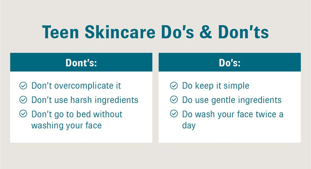 Teen skincare do’s and don’ts