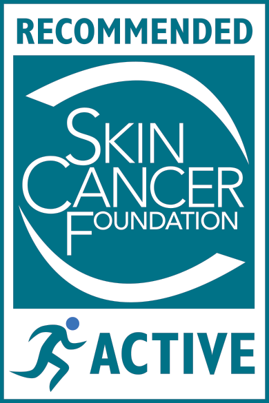 Recommended by the Skin Cancer Foundation Active Use