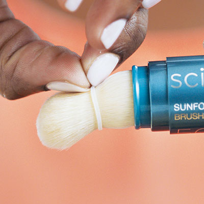 Matte Sunscreen: Sunforgettable® Total Protection® SPF 30 Brush