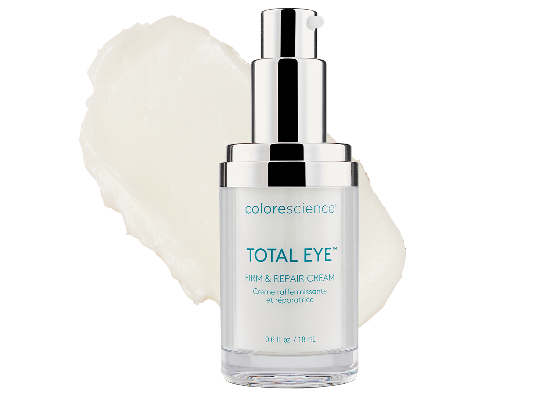 total eye cream with swatch