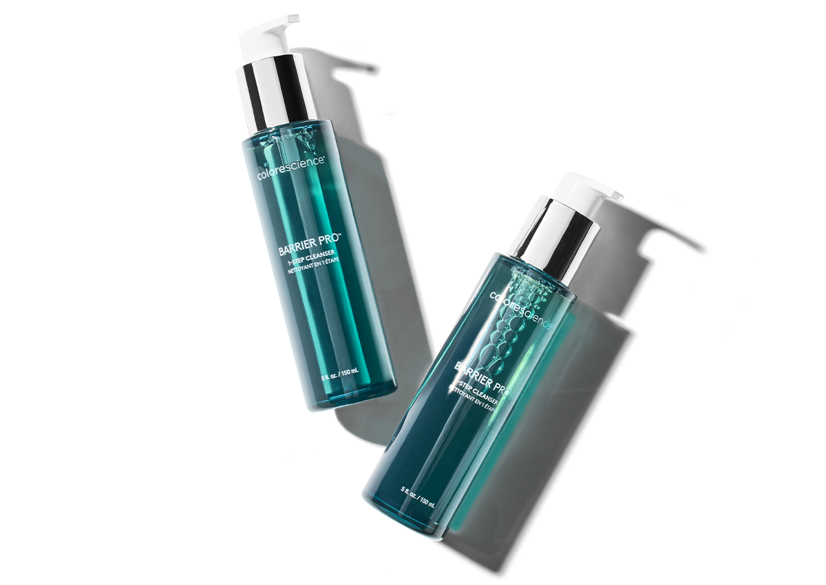 two bottles of Colorescience Barrier Pro™ 1-Step Cleanser
