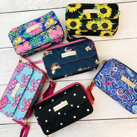 Quilted Crossbody Phone Wallet by Simply Southern