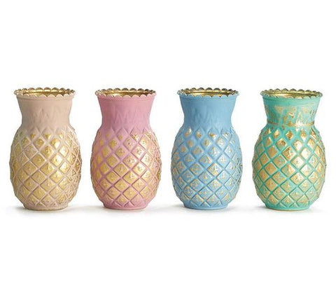 Pastel Pineapple Shaped Vases 