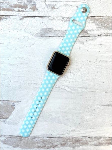 Snowflakes Printed Smartwatch band