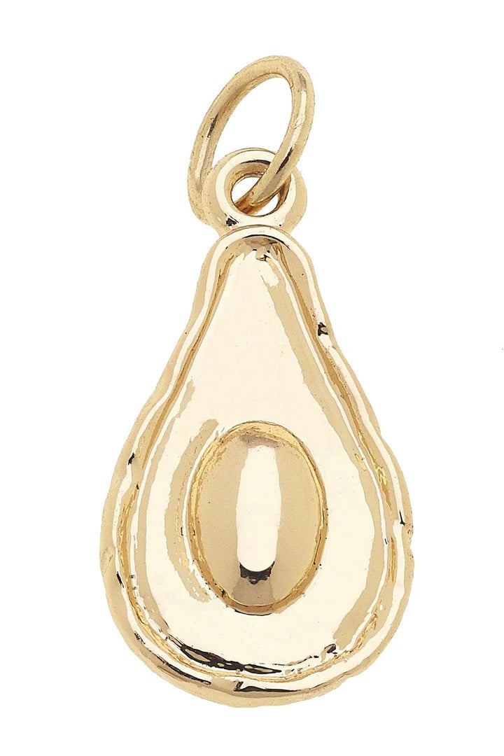 Avocado Charm in Shiny Gold By Canvas
