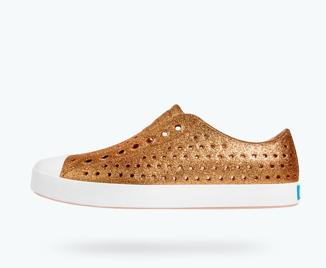 rose gold slip on shoes