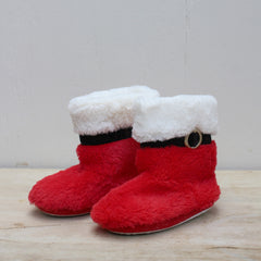 kids santa slippers