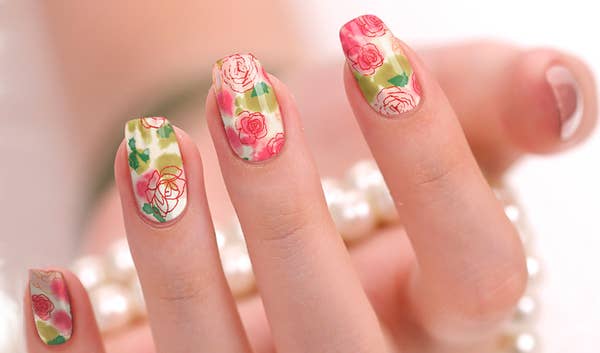 fingernail polish stickers