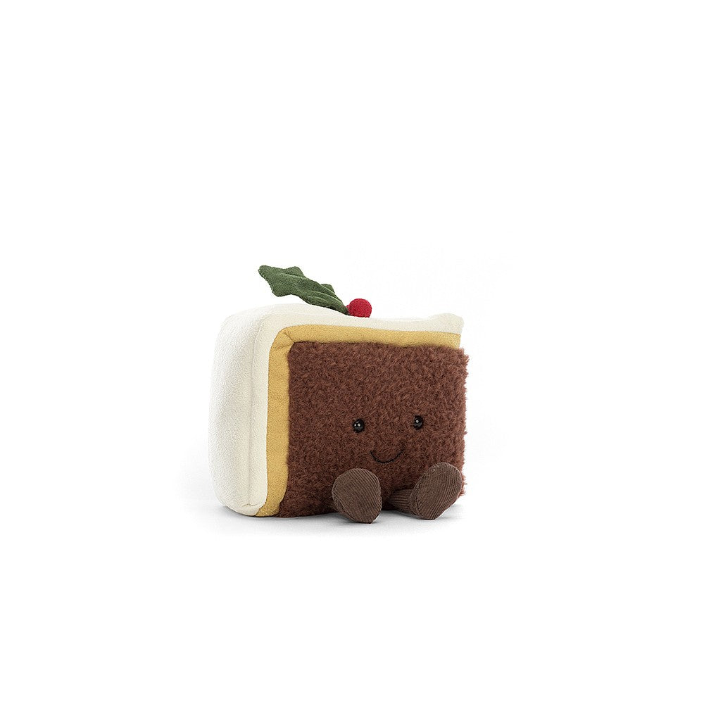 Amuseable Slice Of Christmas Cake by Jellycat