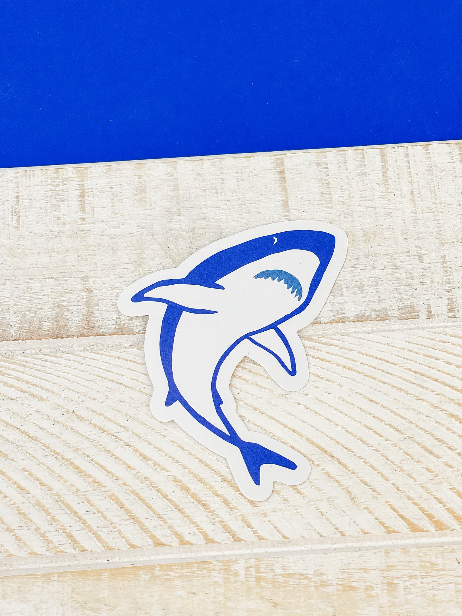 Blue Shark Sticker