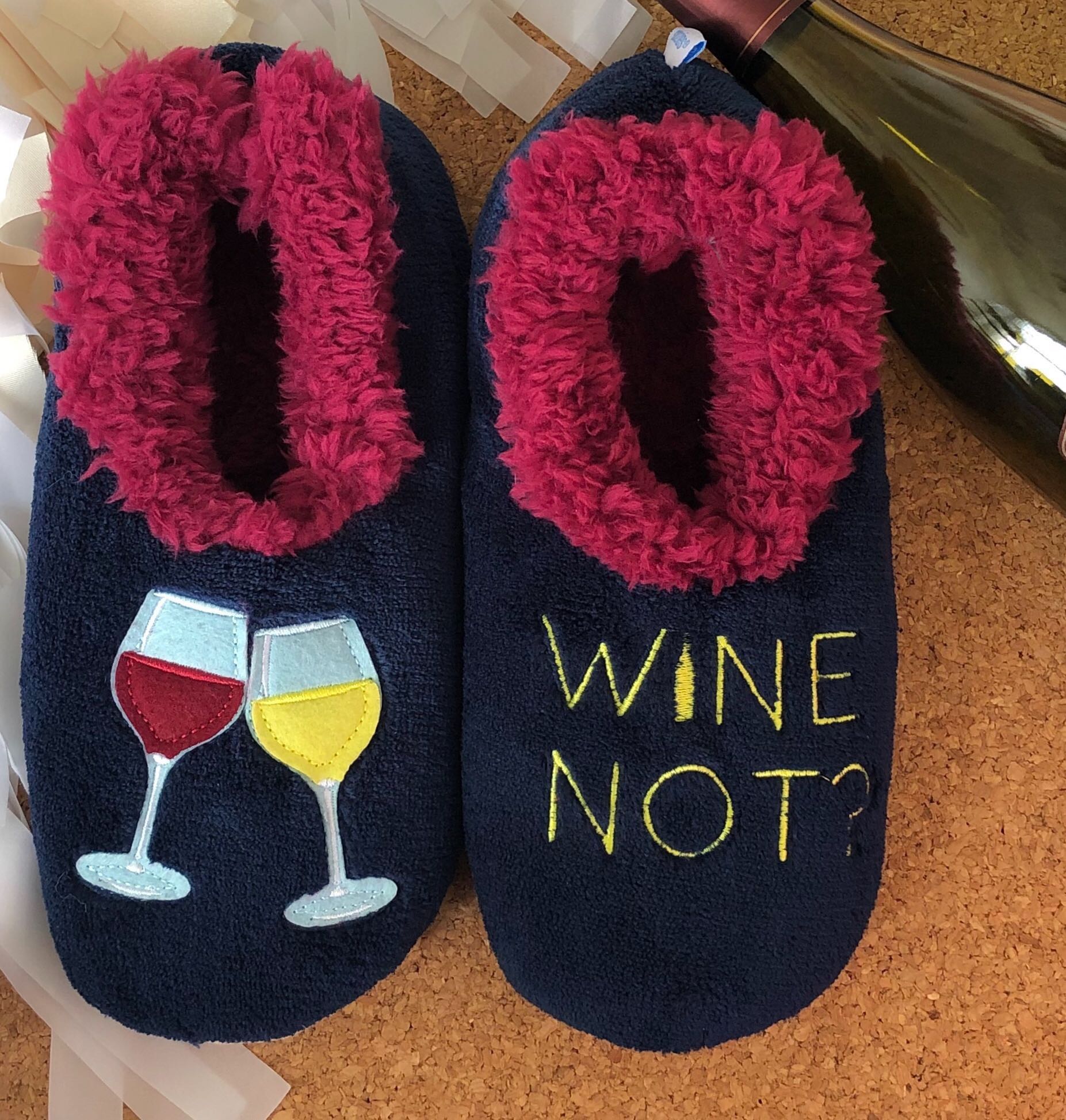Snoozies! Slippers - Wine Not? – Prep 