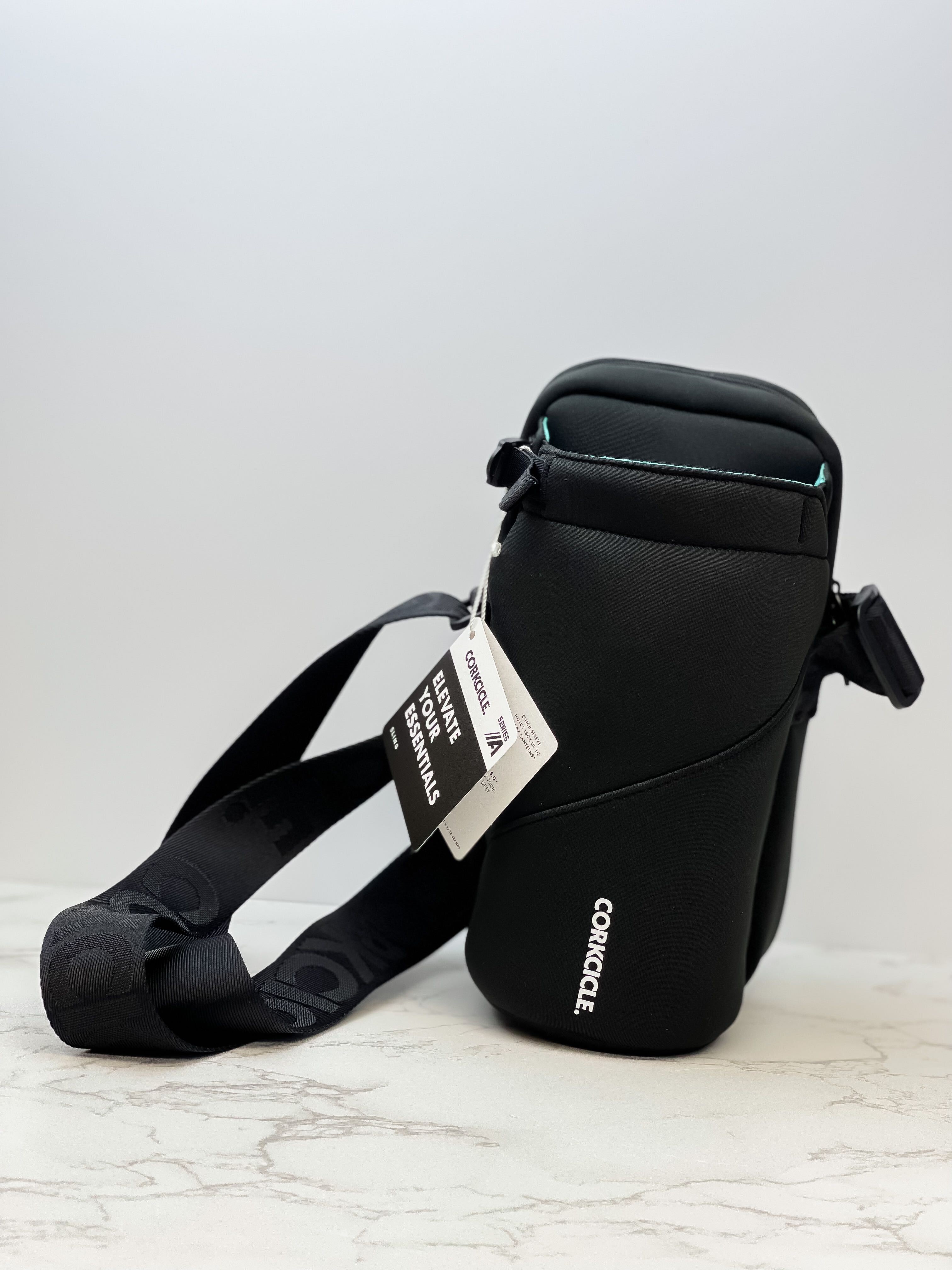 Black Neoprene Crossbody Sling by Corkcicle