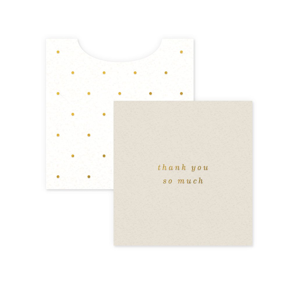 'Thank You So Much' Mini Greeting Card