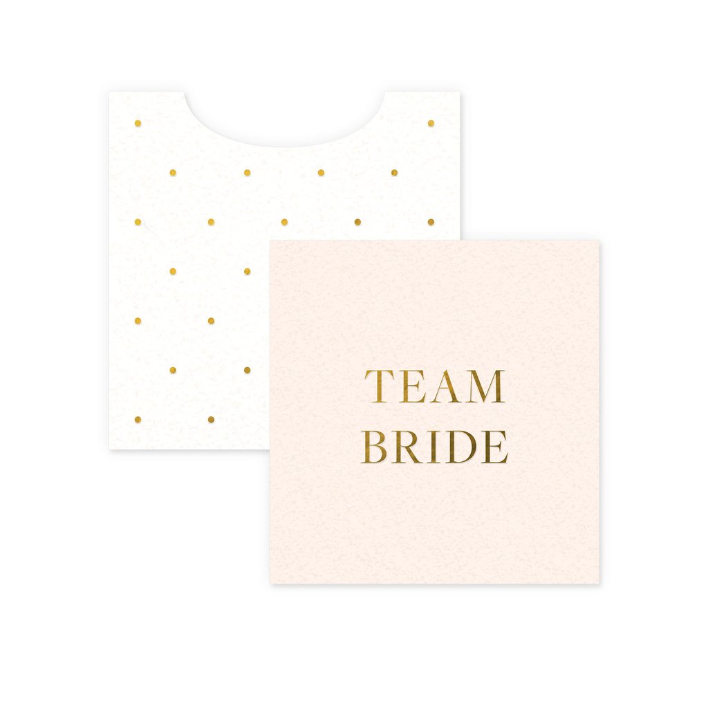 'Team Bride' Mini Greeting Card