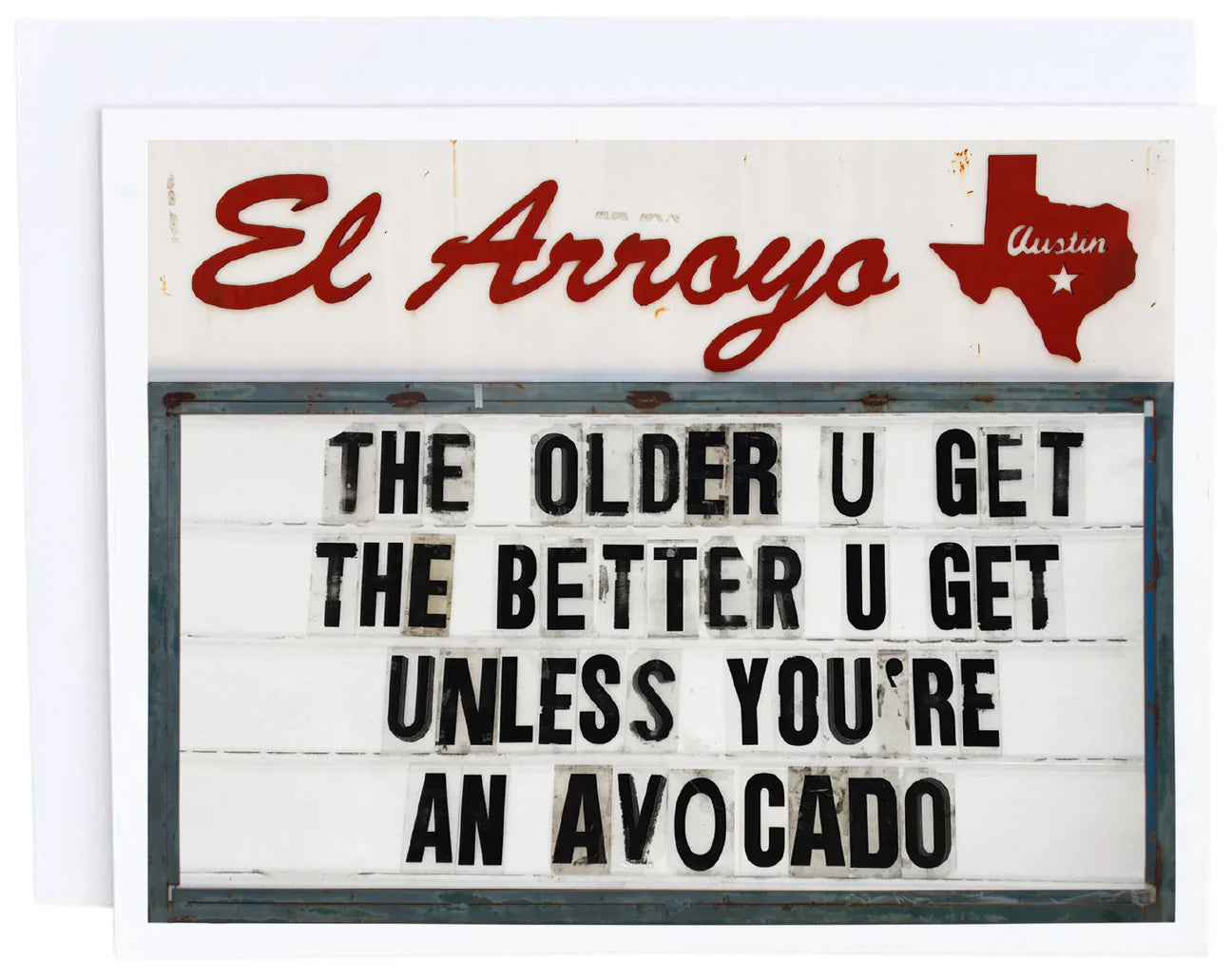 'Unless You're An Avocado' Card