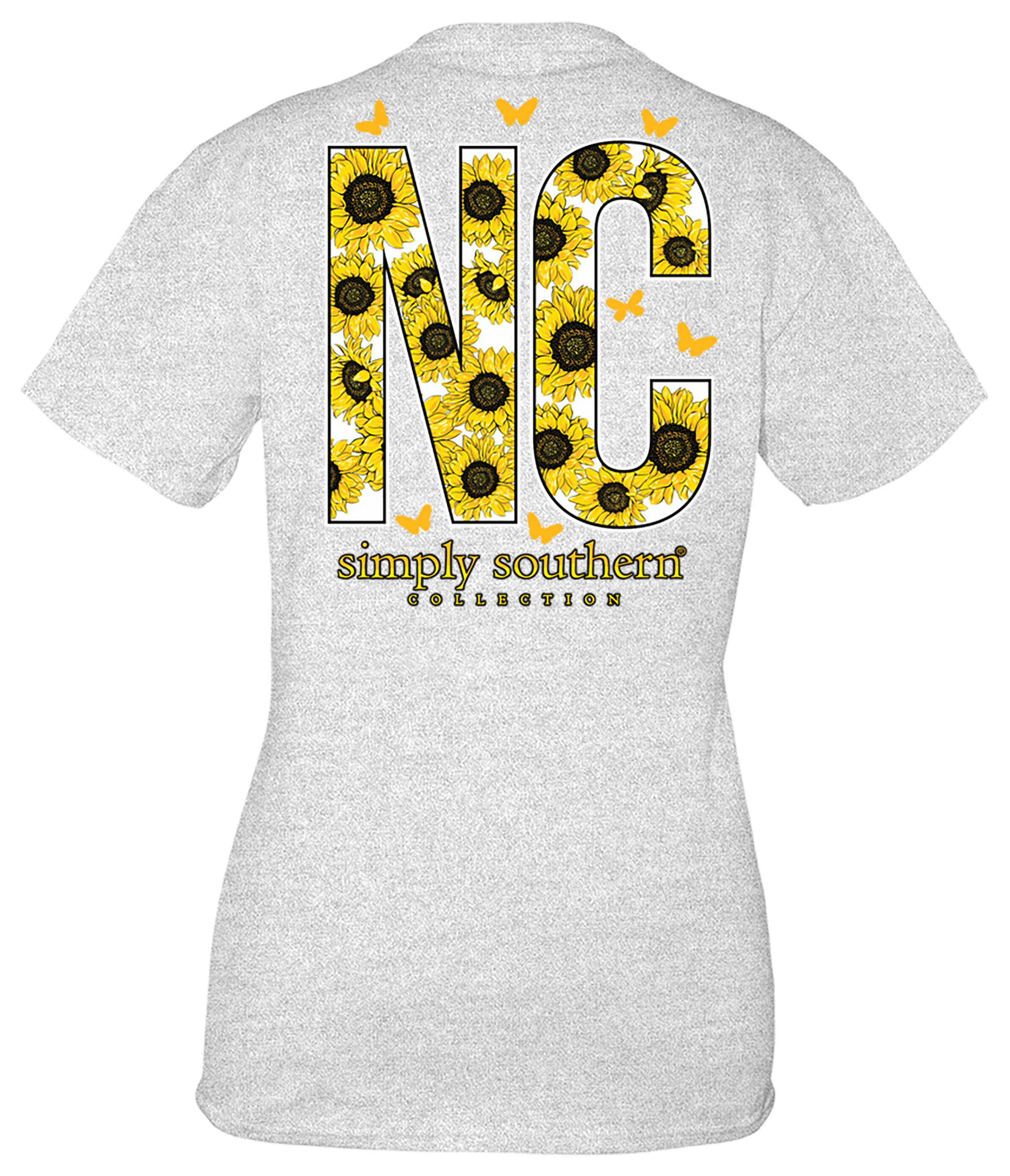 'North Carolina' Sunflower Short Sleeve by Simply Southern