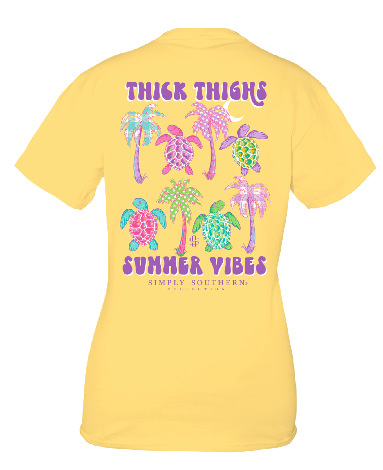 'Thick Thighs, Summer Vibes' Short Sleeve Tee by Simply Southern