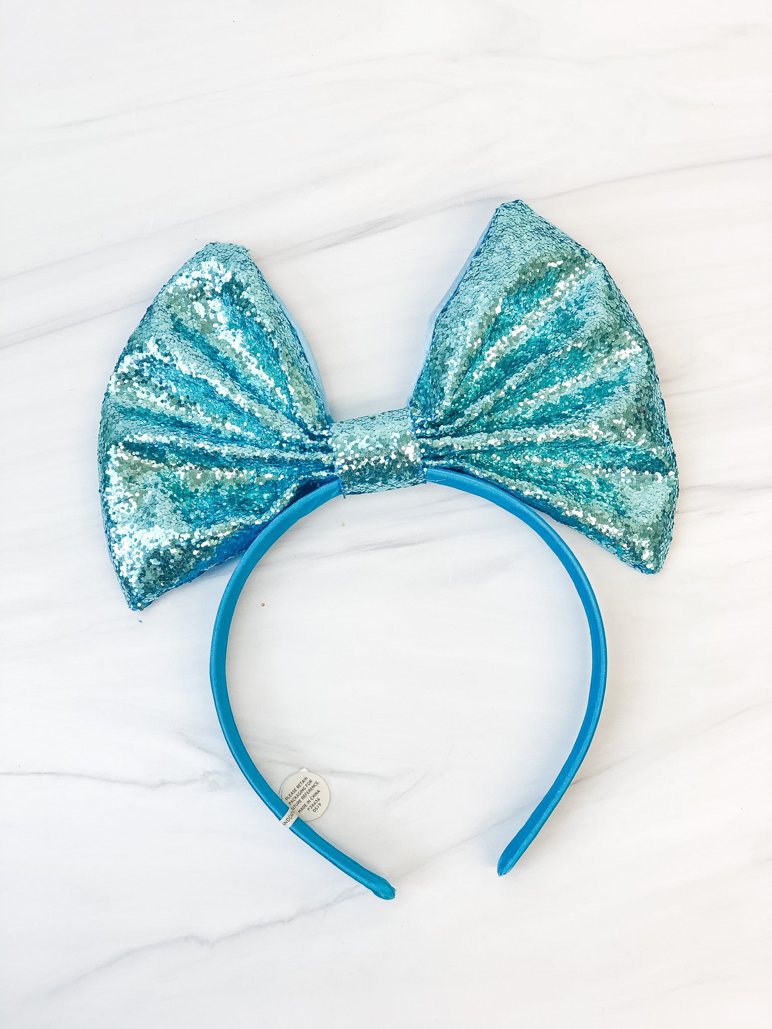 glitter bow headband