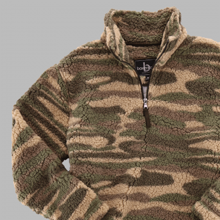 sherpa quarter zip pullover