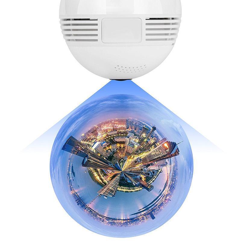 Fisheye Lens 360 Wi-Fi Globe Panoramic HD IP CAM