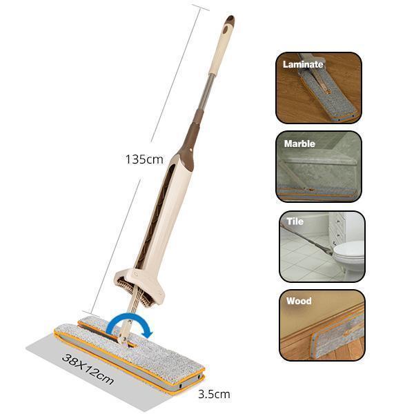 Self-Adjustable Double Sided Lazy Mop