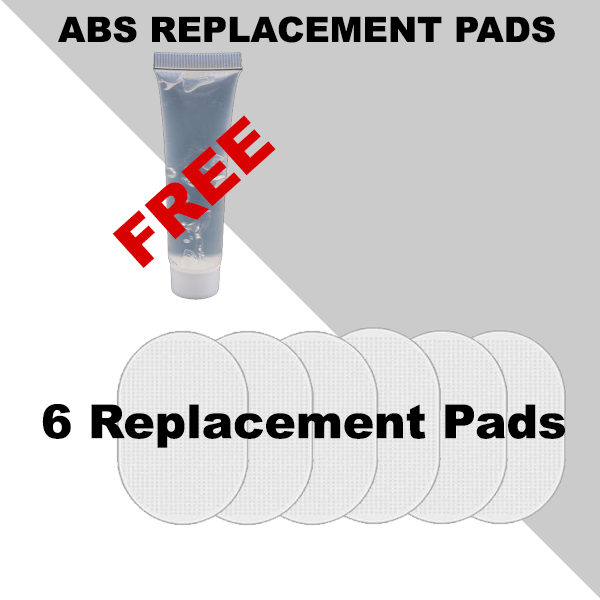 Replacement Gel Pads 6 Pcs - Ultimate ABS Stimulator