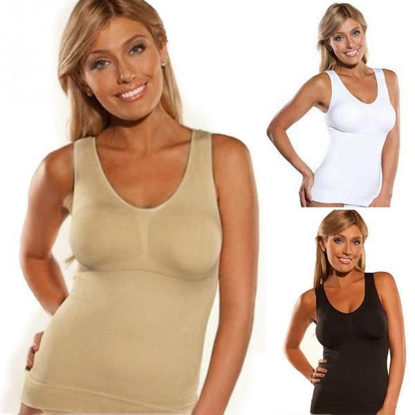 COMFORTABLE WIRELESS CAMI TANK TOP SALE UP