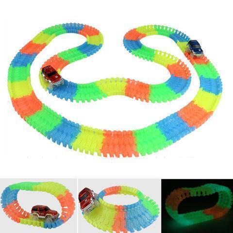 Glowing Car Racing Set for Kids- Awesomely FUN!