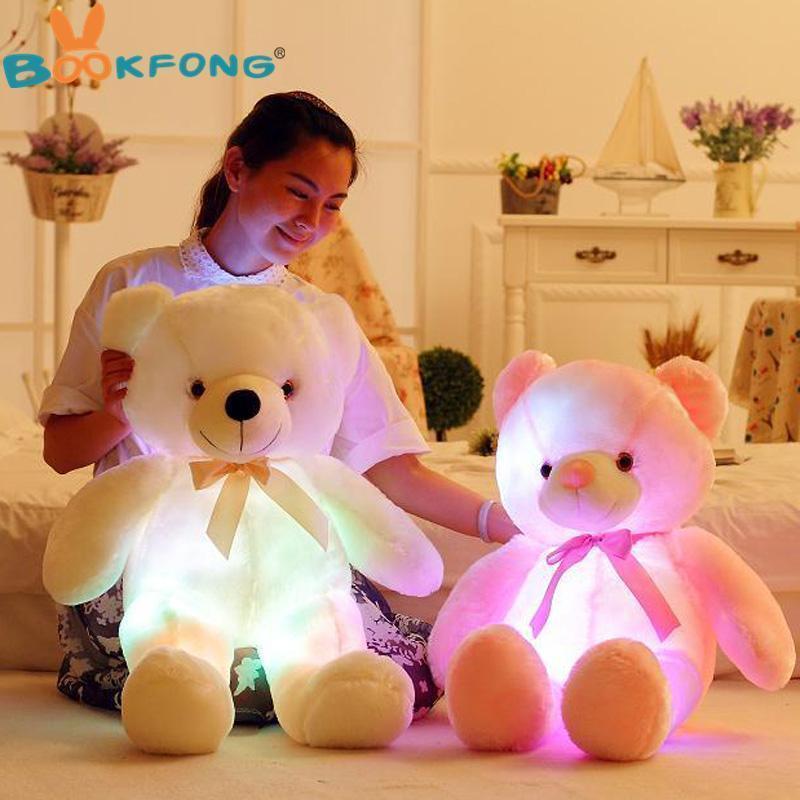 LIGHT-UP TEDDY BEAR