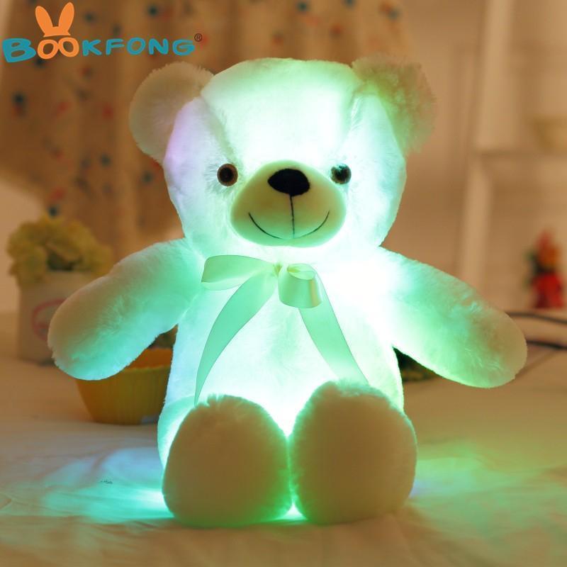 LIGHT-UP TEDDY BEAR