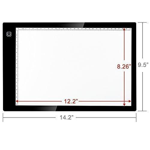 A4 LED Tracing Light Box Dimmable Tracer Portable Artists Drawing Board USB