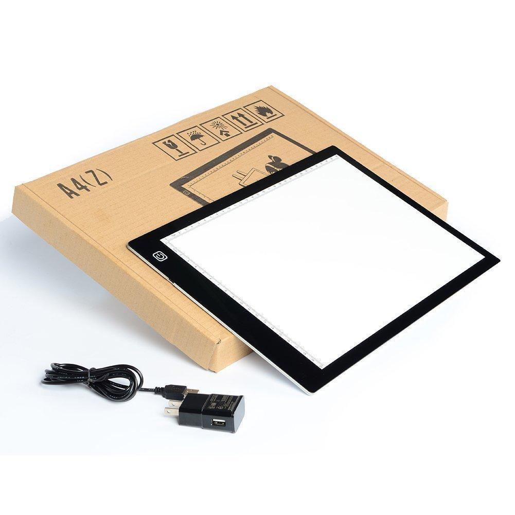 A4 LED Tracing Light Box Dimmable Tracer Portable Artists Drawing Board USB