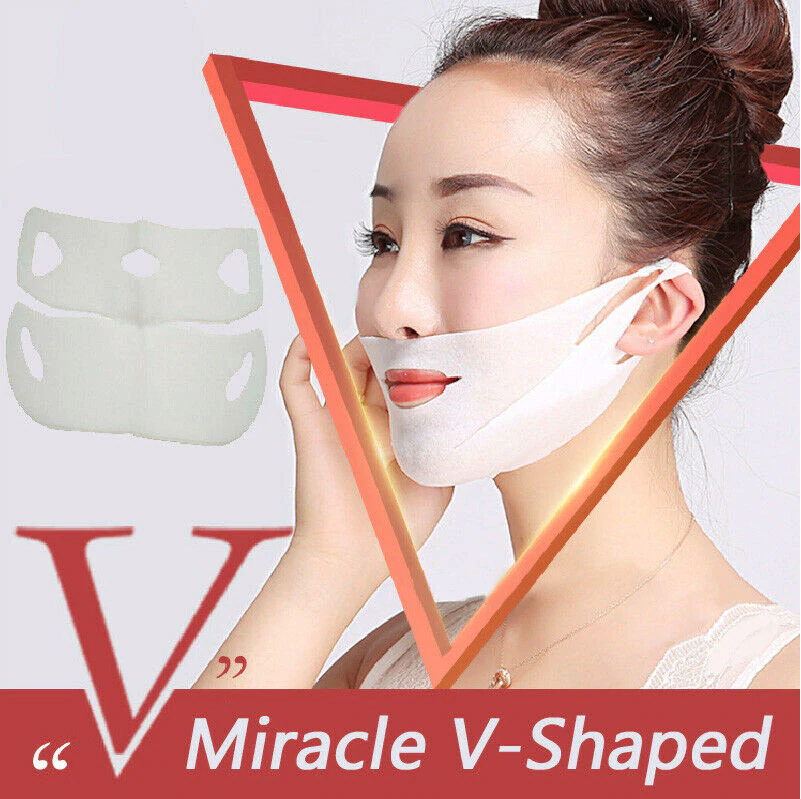 Miracle V-Shaped Slimming Mask (2 Pieces/Set)