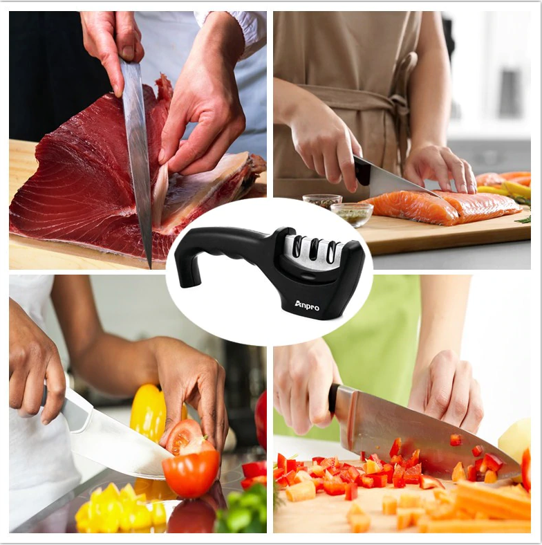Professional Kitchen Knife Sharpener 3 Stages