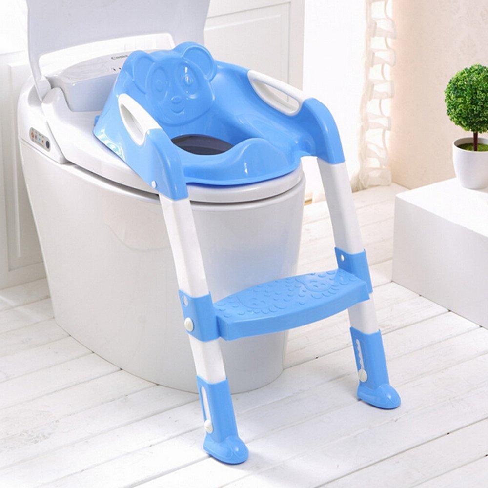 Baby Potty Toilet Seat Chair Training Seat With Adjustable Ladder