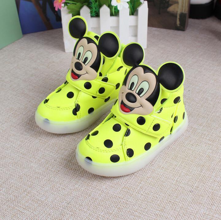 Cute Mouse Toddler Led Shoes