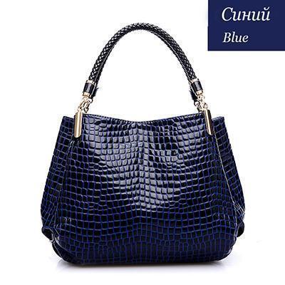 FASHIONABLE ALLIGATOR LEATHER WOMEN HANDBAG