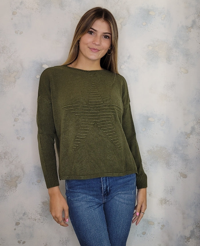 Twenty5A Italy - Knit Star Sweater