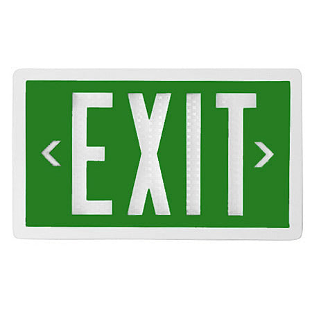 self luminous exit signs home depot