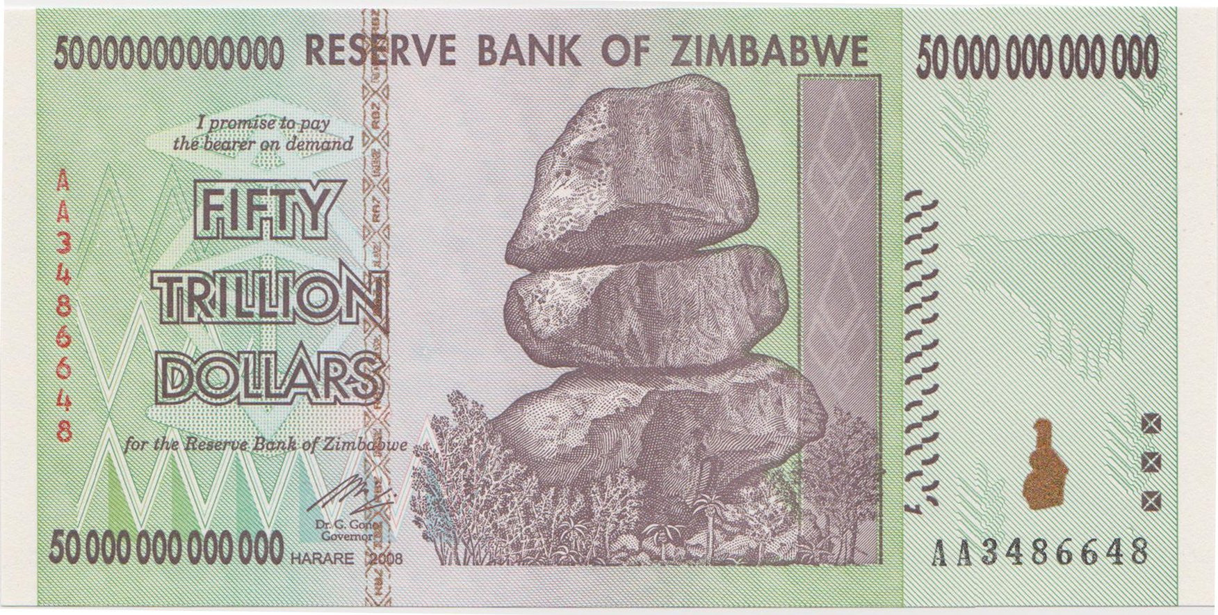 zimbabwe bank note