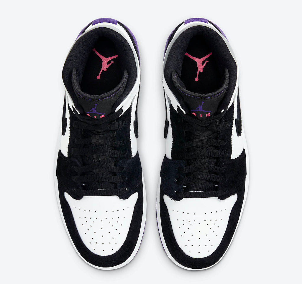 air jordan 1 mid se appears in varsity purple