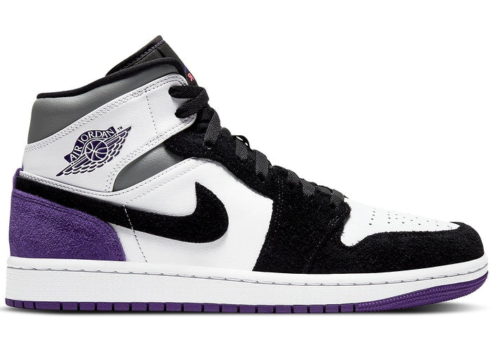 air jordan 1 mid se appears in varsity purple